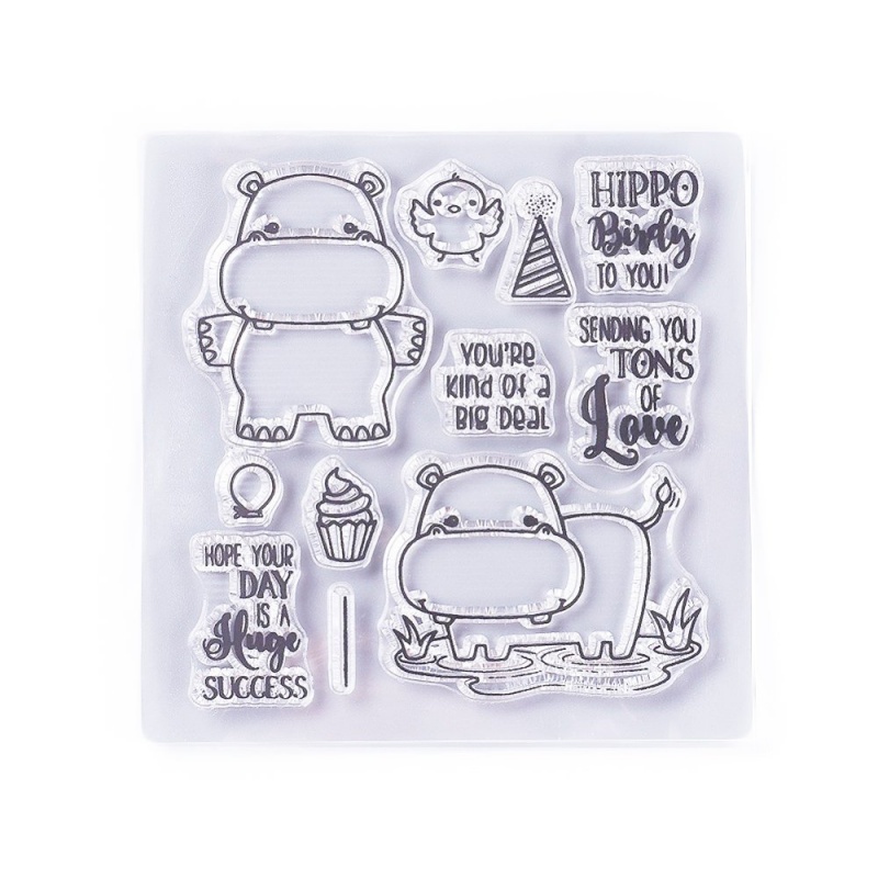 Silikonové razítko je ideální pro kreativní využití při cardmakingu, scrapbookingu a dalších technikách (jmenovky, záložky, dárková balení). Raz