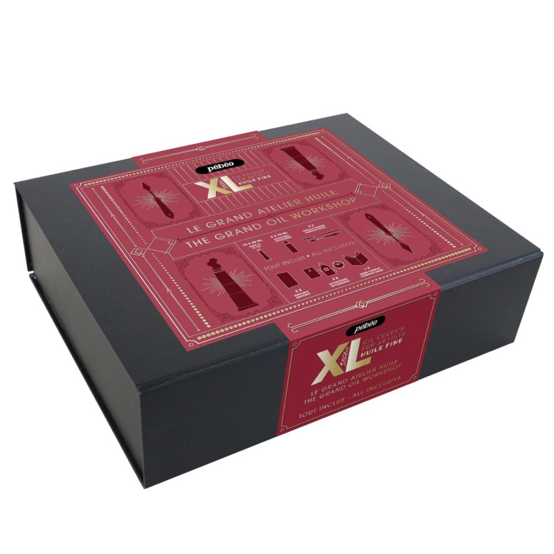 Sady ATELIER byly navrženy jako dárková balení a nabízejí výběr pro amatérské i zkušené malíře: jemné barvy, malířské povrchy, příslušenstv