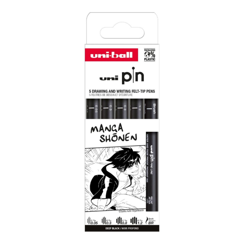 Jedinečné, precizní, technické a kreativní. Toto je vložka PIN. Kalibrované a odolné hroty spolu s inkoustem Super Ink zajišťují maximální přesnos