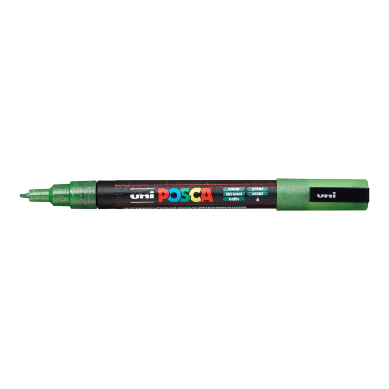 Uni Posce fix PC-3M je jeden z nejpopulárnějších typů popisovačů značky Uni. Marker Posca má kulatý hrot tloušťky 1,3 mm, který vytváří tenké l