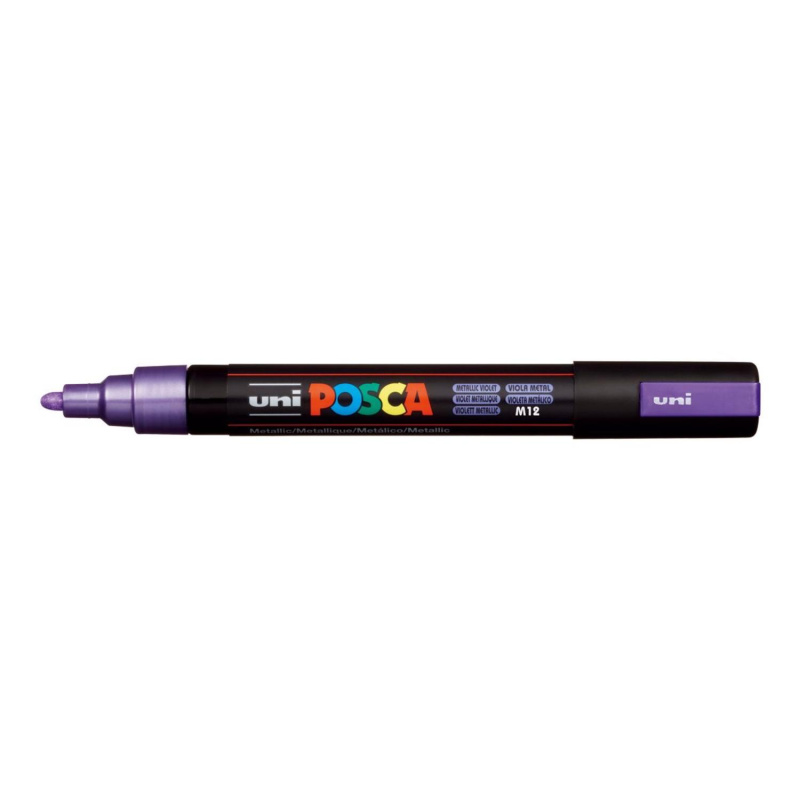 Uni Posce fix PC-5M je jeden z nejpopulárnějších typů popisovačů značky Uni. Marker Posca má kulatý hrot tloušťky 2,5 mm, který vytváří středn