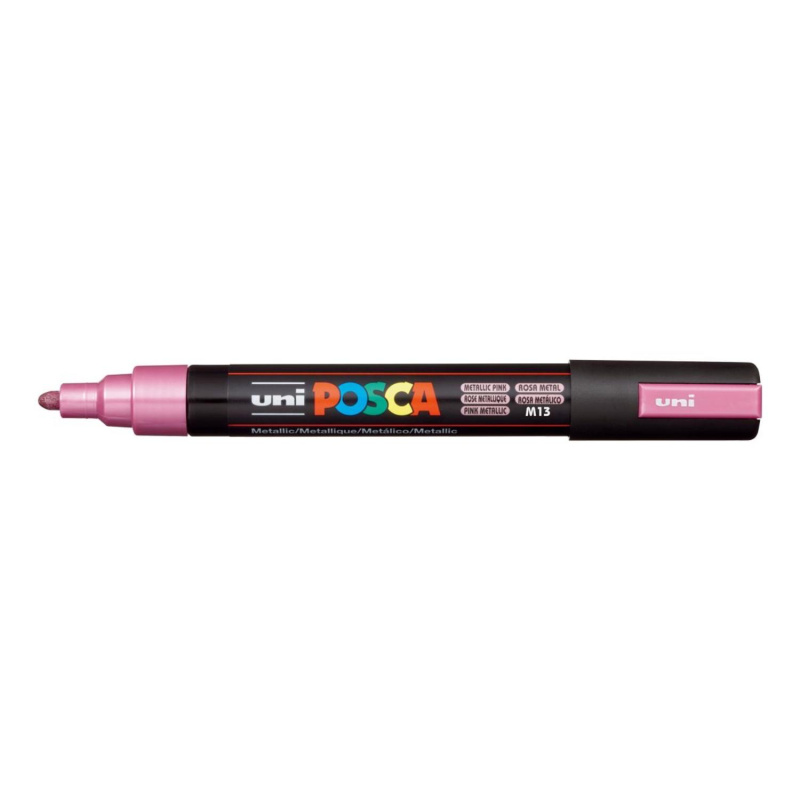 Uni Posce fix PC-5M je jeden z nejpopulárnějších typů popisovačů značky Uni. Marker Posca má kulatý hrot tloušťky 2,5 mm, který vytváří středn