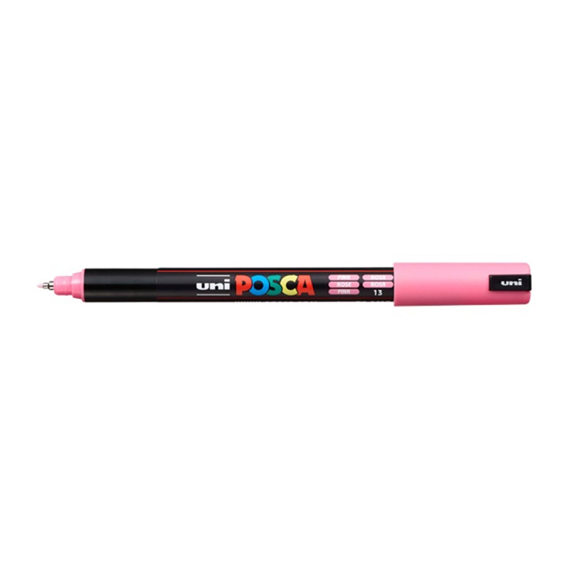 Uni Posca liner PC-1MR je jedním z nejoblíbenějších typů popisovačů Uni. Posca liner má tenký klínový hrot o tloušťce 0,7 mm - připomíná pero a