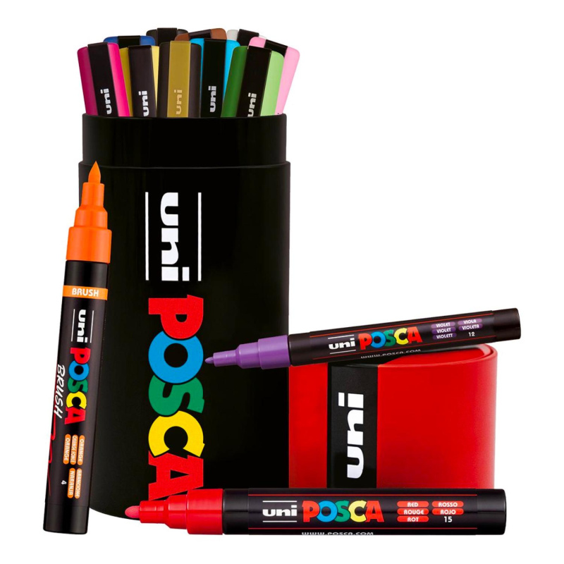 POSCA Creative Marker Set 13 ks – profesionální akrylové popisovače pro kreslení, malování a kreativní tvorbu. Objevte svět neomezené kreativity s e