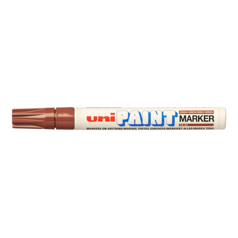 Víceúčelový permanentní popisovač vhodný na jakýkoli povrch bez ohledu na to, zda je drsný, porézní, mastný nebo mokrý. Zářivé barvy a výběr h