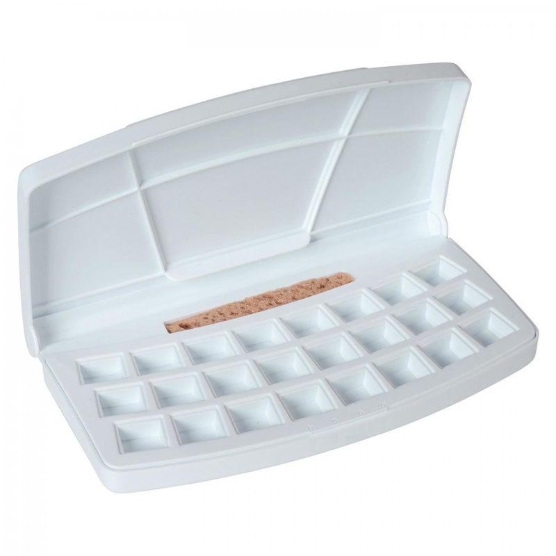 Prázdná plastová kazeta Van Gogh je ideální pro umělce, kteří si rádi individuálně doplňují a skládají paletu barev. Je určena pro akvarelové b