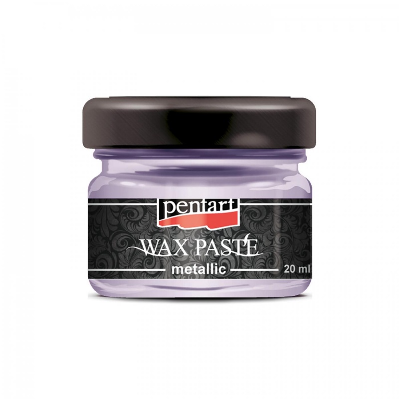 Vosková pasta (Wax paste – metal) se základem včelího vosku a pomerančového oleje vytvoří na povrchu silný, kovový třpytivý efekt. Lze je použít