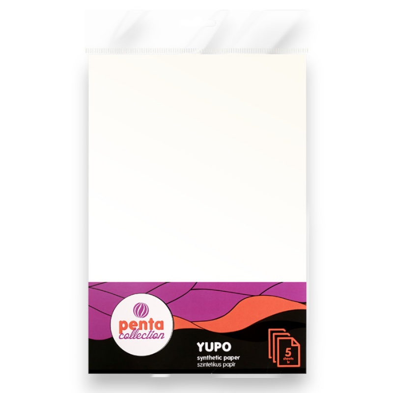 Papír Yupo je synteticky vyráběný papír z polypropylenu. Je to voděodolný papír odolný proti skvrnám, který je extrémně pevný. Má extrémně hlad