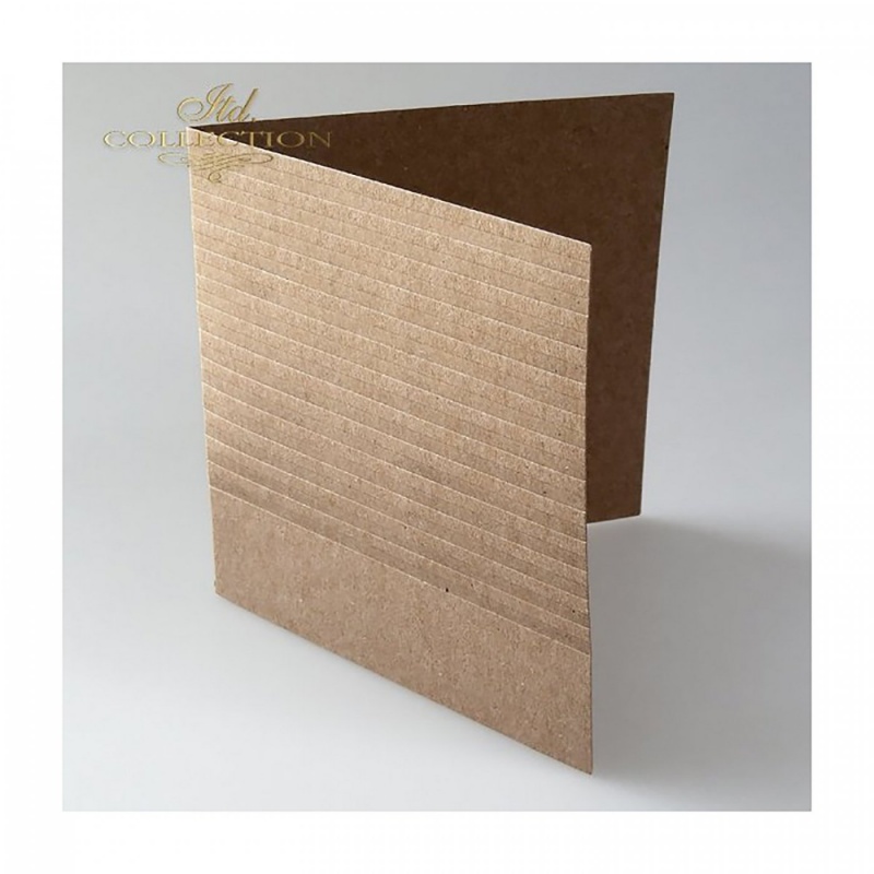 Papírový základ pro výrobu pohlednic, kart, blahopřání či pozvánek. Tento elegantní základ je vyroben z kvalitního dekorativního papíru s gramáž