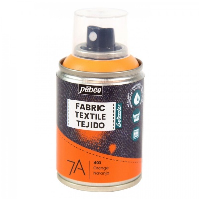 7A sprej na textil 100 ml, oranžová
