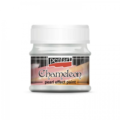 Akrylová barva 50 ml, chameleon, modro-broskvová