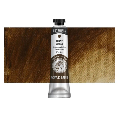 Akrylová barva Artemisia pálená umbra, 120 ml 