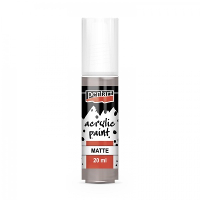 Akrylová barva matná 20 ml, country růžová