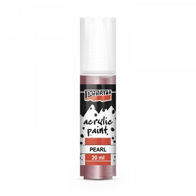 Akrylová barva perleťová 20 ml, fialová