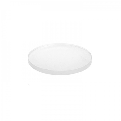 Akrylový blok, průhledný, kruh průměr 4 cm