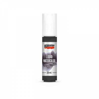 Akvarelové barva v tubě, 20 ml, černá