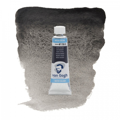 Akvarelové barva Van Gogh, 10 ml, Oxide black