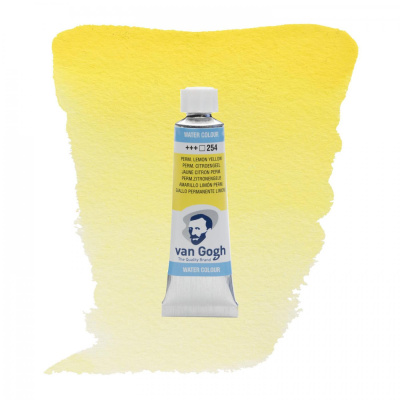 Akvarelová barva Van Gogh, 10 ml, Permanentní citronově žlutá