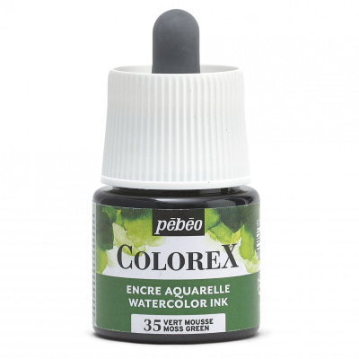 Akvarelový inkoust COLOREX, mechově zelený 45 ml 