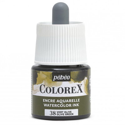 Akvarelový inkoust COLOREX, olivově zelený 45 ml 