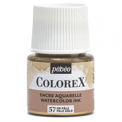 Akvarelový inkoust COLOREX, světle zlatá 45 ml