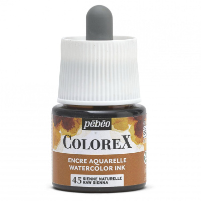 Akvarelový inkoust COLOREX, surová sienna 45 ml