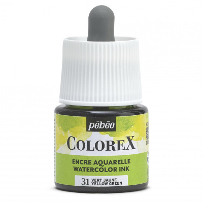 Akvarelový inkoust COLOREX, žlutozelený 45 ml 