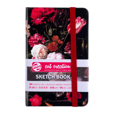 Art Book, Art Creation, blok na skicovanie, 9 x 14 cm, Flowers