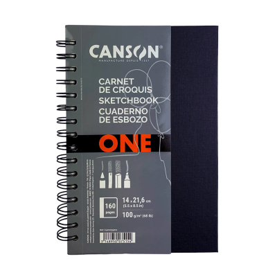 Art Book, CANSON ONE skicák, 100g/m2, 160 listů, 14 x 21,6 cm 