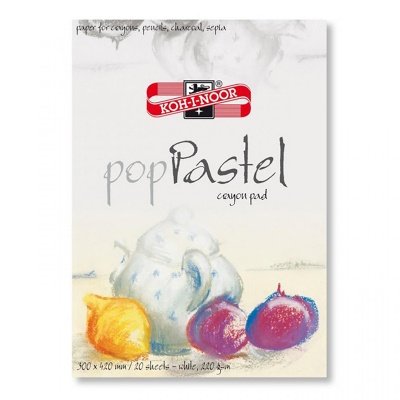 Blok pop Pastel, A4, 20 x 220 g / m2