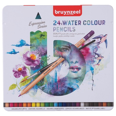 Bruynzeel, Akvarelové pastelky, sada 24 ks