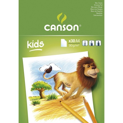 CANSON Dětský skicář, 90g/m2, 30 listů A4