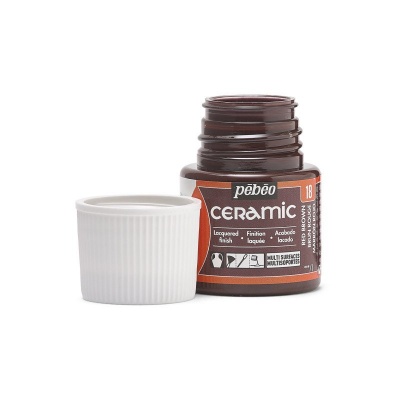 Ceramic 45 ml, 18 Red brown