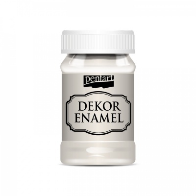 Dekor Enamel 100 ml, krémově bílá
