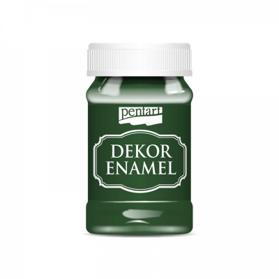 Dekor Enamel 100 ml, zelená