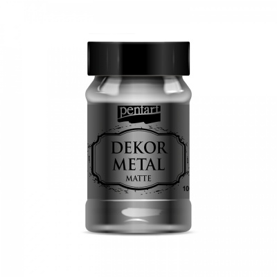 Dekor Metal matná 100 ml, antracitová