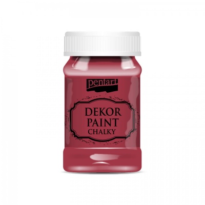 Dekor Paint Soft 100 ml, Kardinálská červená