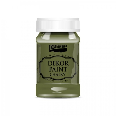 Dekor Paint Soft 100 ml, trnová zelená