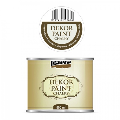 Dekor Paint Soft 500 ml, krémová bílá