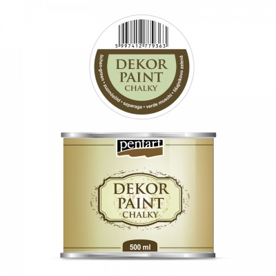 Dekor Paint Soft 500 ml, lišejníkové zelená