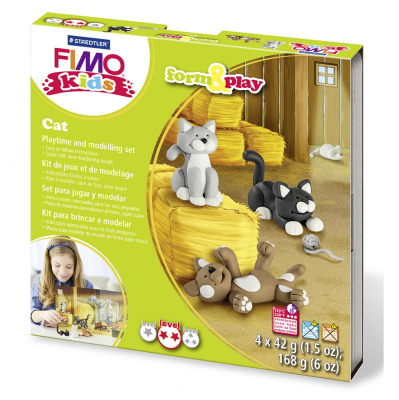 DĚTSKÁ SADA FIMO KIDS - Koťata 