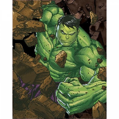 Diamond Dotz, Hulk Smash Kit, 42 x 53 cm