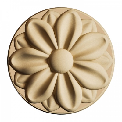 Dřevěná ozdoba tvarovatelná, kruh, 8 cm