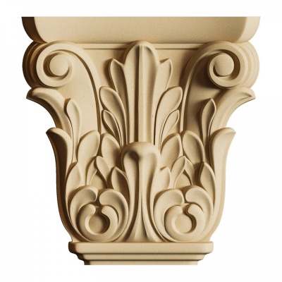 Dřevěná ozdoba tvarovatelná, ornament typ 9