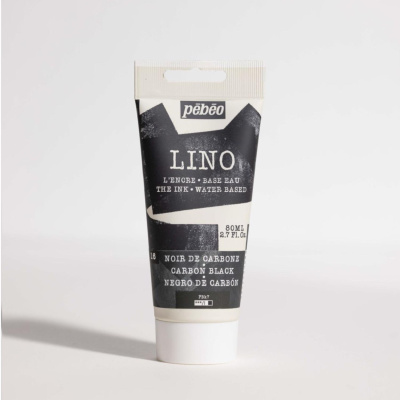 Linorytová barva PEBEO LINOCUT - uhlíková čerň, 80 ml 