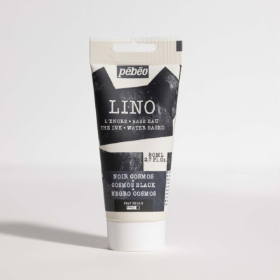 Linorytová barva PEBEO LINOCUT - cosmos black, 80 ml 