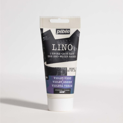 Linorytová barva PEBEO LINOCUT - duochromová fialovo-zelená, 80 ml