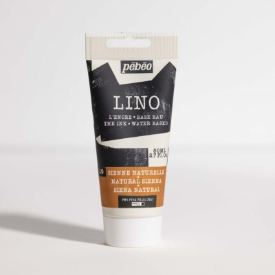 Linorytová barva PEBEO LINOCUT - přírodní sienna, 80 ml 