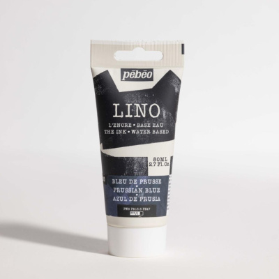 Linorytová barva PEBEO LINOCUT - pruská modř, 80 ml 