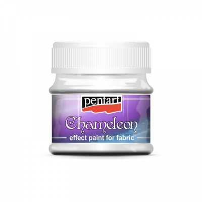 Barva na textil 50 ml, chameleon stříbrná